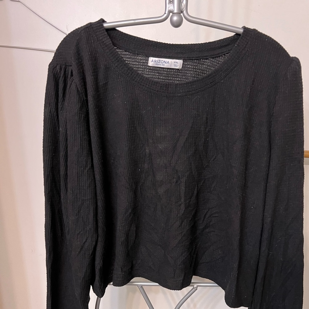 Black long sleeve sweater